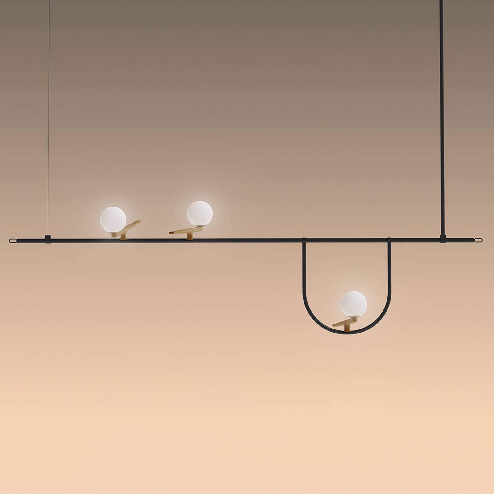 Artemide Yanzi 1 LED-Hängelampe 3-flammig push dim Artemide Yanzi 1 LED-Hängelampe 3-flammig push dim von Artemide