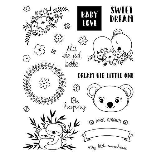 Artemio Clear Stempel Baby Koala – 24 Stück von Artemio