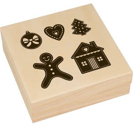 Artemio Set Tamp Bois 116 x 116 x 40 mm Noël Gingerbread Artemio Set Tamp Bois 116 x 116 x 40 mm Noël Gingerbread von Artemio