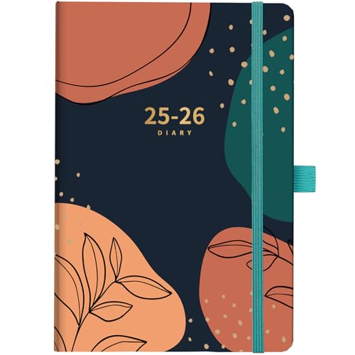 Kalender 2025-2026 - A5 Terminplaner 2025-2026 von August 2025 bis Juli 2026, Wochenplaner 2025-2026 mit Innentasche, 14.6 * 21.4 cm von Artfan