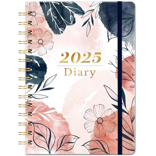 Artfan Terminplaner 2025 - A5, Jan. bis Dez. 2025, Wochenansicht, Hardcover, Gummizug, 21,5 x 15,5 x 1,5 cm von Artfan