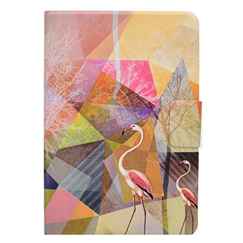 Artfeel Hülle Kompatibel mit Amazon Kindle Fire HDX 7 2013,Flamingo Marmor Muster Slim Leder Brieftasche Schutzhülle,Schlank Leicht Magnetisch Ständer Abdeckung mit Kartenhalter von Artfeel