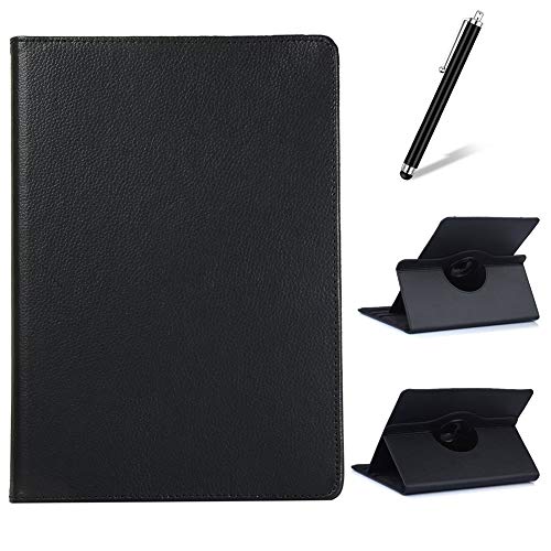 Artfeel Kompatibel mit Samsung Galaxy Tab 2 10.1 GT-P5100 P5110 P5113 Hülle,360 Grad Drehbar Ständer Einstellbar Multi-Winkel Schutzhülle,Schlank Leicht Leder Klapphülle Abdeckung,Schwarz von Artfeel