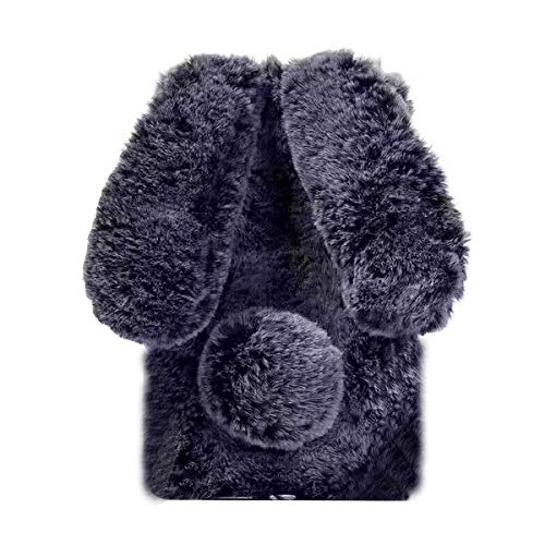 Artfeel Plüsch Kaninchen Hülle für iPhone 7,iPhone 8 Hülle, Niedlich Pelzig Hase Ohren Haarballen Winter Weich Warm Flauschige Handyhülle Faux Pelz Glitzer Diamant Stoßfest Hülle-Schwarz Artfeel Plüsch Kaninchen Hülle für iPhone 7,iPhone 8 Hülle, Niedlich Pelzig Hase Ohren Haarballen Winter Weich Warm Flauschige Handyhülle Faux Pelz Glitzer Diamant Stoßfest Hülle-Schwarz von Artfeel