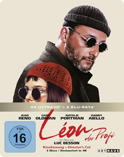 Leon - Der Profi - Definitive Edition - Limited Steelbook (4K-UHD + 2 Blu-rays) von STUDIOCANAL