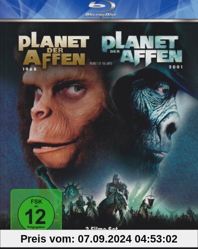 Planet der Affen - Doppelbox Original und Remake [Blu-ray] von Arthur P. Jacobs