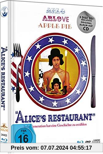 Alice`s Restaurant - Limited Deluxe Mediabook-Edition (Blu-ray+DVD+CD+Booklet) von Arthur Penn