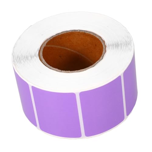 ARTIBETTER 1 Rolle Farbiges Thermoetikettenpapier Aufkleber für Thermodrucker Thermal- multifunktionsdrucker leere Etiketten Aufkleberdruckpapier Thermopapier Violett von Artibetter