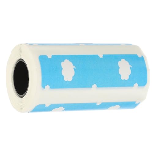 ARTIBETTER 1 Rolle Thermoetikettenpapier Fotopapier Fotodruckerpapier Quittungspapier Nachfüllpapier für Sofortbildkameras Thermodruckpapiere Ersatzpapier Thermopapier Blue von Artibetter