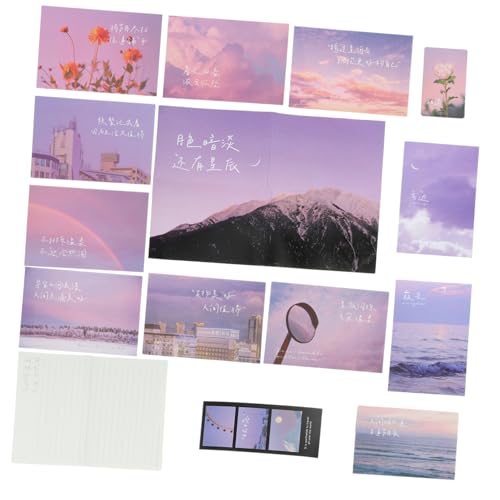 ARTIBETTER 1 Satz Handgeschriebener Wind Note Sammelalbum briefumschläge Stationäres Papier Briefversorgung Multifunktions-Briefpapier altes Schreibpapier Violett ARTIBETTER 1 Satz Handgeschriebener Wind Note Sammelalbum briefumschläge Stationäres Papier Briefversorgung Multifunktions-Briefpapier altes Schreibpapier Violett von Artibetter