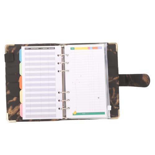 ARTIBETTER 1 Satz Marmorbindemittel Geld sparen Binder Geldsparordner Geldsparbuch Bargeldorganisator bargeldsparender Ordner Sparbuch zum Geldsparen geldsparender Organizer PVC Schwarz ARTIBETTER 1 Satz Marmorbindemittel Geld sparen Binder Geldsparordner Geldsparbuch Bargeldorganisator bargeldsparender Ordner Sparbuch zum Geldsparen geldsparender Organizer PVC Schwarz von Artibetter