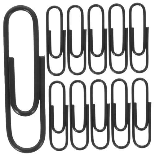 ARTIBETTER 1 Satz Paperclip Briefpapier kleine Büroklammer Binder Büroklammer Papierklammern Metall -Büroklamme Büroklammern kreativ Dekorative Papierklamme Plastik Black ARTIBETTER 1 Satz Paperclip Briefpapier kleine Büroklammer Binder Büroklammer Papierklammern Metall -Büroklamme Büroklammern kreativ Dekorative Papierklamme Plastik Black von Artibetter