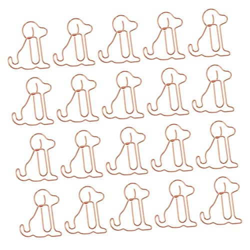 ARTIBETTER 1 Satz Rose Gold Welpenpapierklammer Metallklammern Für Papier Markierungsclip Für Schüler Cartoon-büroklammer Lesezeichen Büroklammer Papierklammer Befestigen Roségold 50 Stück ARTIBETTER 1 Satz Rose Gold Welpenpapierklammer Metallklammern Für Papier Markierungsclip Für Schüler Cartoon-büroklammer Lesezeichen Büroklammer Papierklammer Befestigen Roségold 50 Stück von Artibetter