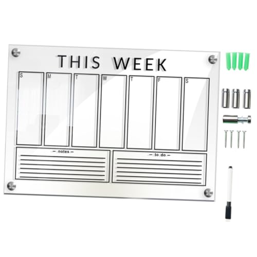 ARTIBETTER 1 Satz Werbetafel aus Acryl Message Board Briefbrett löschbare Tafel klares Brettzeichen Wand mainboards motherboard tavlit schülerkalender Brett Zeichen wöchentliches Messageboard von Artibetter