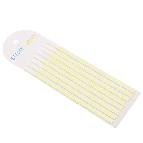 ARTIBETTER 1 Set Lange Indexaufkleber Notizbuch Textmarker Buchanmerkungsregister Buchkleberegister Lesezeichen Lesestreifen Lesezubehör Selbstklebende Lesemarker The Pet Yellow von Artibetter