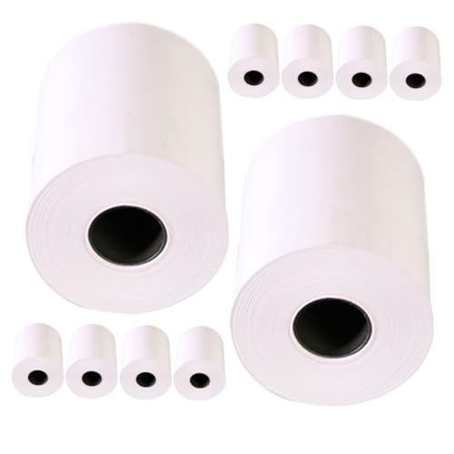 ARTIBETTER 10 Rollen -Kassenpapier Hitze quadratisches Quittungspapier Thermal- Druckpapier Papier für Thermodrucker Druckerpapier -Geldpapier Thermopapier Weiß ARTIBETTER 10 Rollen -Kassenpapier Hitze quadratisches Quittungspapier Thermal- Druckpapier Papier für Thermodrucker Druckerpapier -Geldpapier Thermopapier Weiß von Artibetter
