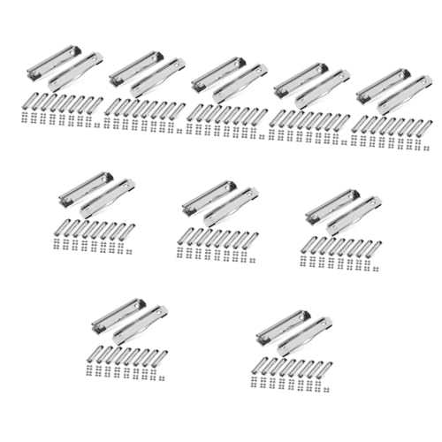 ARTIBETTER 10 Sätze Datenordner Montierbar Mit Clips Für Dokumenttafeln Extra Große Büroklammern Klemmbretter Schreibwaren Clip-board-clips Karton Metall Silver 10 Stück * 10 von Artibetter