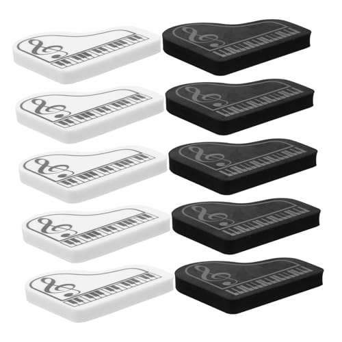 ARTIBETTER 10 Stück Klavier-radiergummi Klein Mini Süßes Stationäres Schreibwaren Gekneteter Radiergummi Musical Gummi-radiergummis Trockenradierer Für Whiteboards Sauber ARTIBETTER 10 Stück Klavier-radiergummi Klein Mini Süßes Stationäres Schreibwaren Gekneteter Radiergummi Musical Gummi-radiergummis Trockenradierer Für Whiteboards Sauber von Artibetter