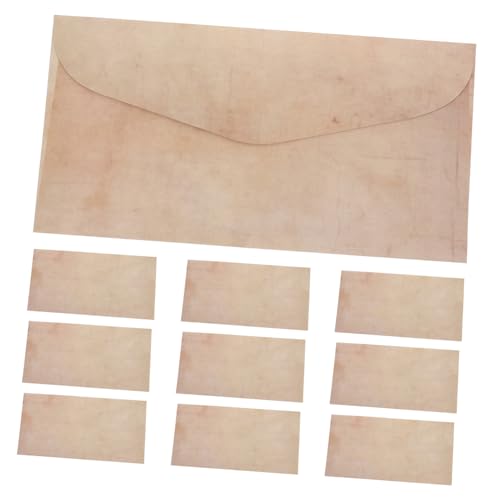ARTIBETTER 10 Stück Vintage-umschlag Mini-vintage-umschläge Mini-retro-umschläge Kleine Retro-umschläge Umschlag Im Westlichen Stil Briefumschläge Begrüßungskartenumschläge Papier von Artibetter