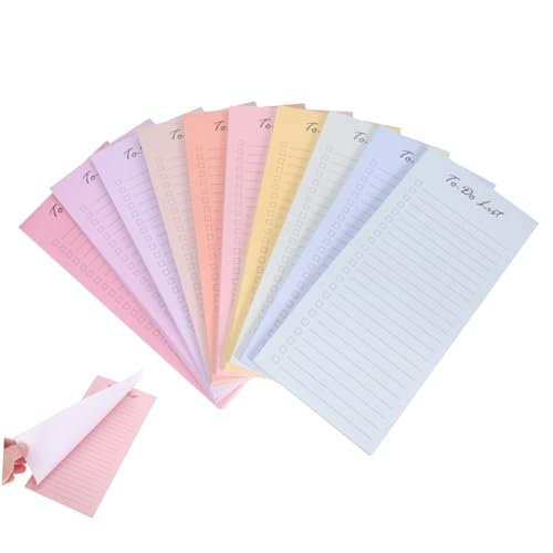 ARTIBETTER 10 To-do-notizbuch Schulplaner Planer Täglich Machen Pad Machen Notizblock Für Arbeit Tägliche Checklisten-notizblöcke Einkaufsliste Notizblöcke Organisator Der Schularbeit Papier ARTIBETTER 10 To-do-notizbuch Schulplaner Planer Täglich Machen Pad Machen Notizblock Für Arbeit Tägliche Checklisten-notizblöcke Einkaufsliste Notizblöcke Organisator Der Schularbeit Papier von Artibetter