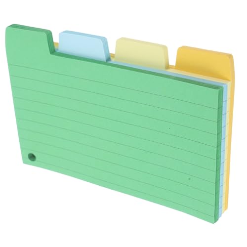 ARTIBETTER 100 Blatt Index Notizen Lesezeichen gefüttert kleines Notizblock Beachten Sie Pads Weiß Büro Memoboard Papier kleines Zettelchen kleine Schreibblöcke Schüler-Notizblöcke Lernbedarf von Artibetter