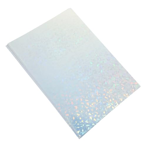 ARTIBETTER 10Blätter Bedruckbares Vinyl Aufkleberpapier Wasserfestes Selbstklebendes Etikettenpapier für Tintenstrahldrucker Glänzende Holographische Oberfläche für Kreative DIY Projekte ARTIBETTER 10Blätter Bedruckbares Vinyl Aufkleberpapier Wasserfestes Selbstklebendes Etikettenpapier für Tintenstrahldrucker Glänzende Holographische Oberfläche für Kreative DIY Projekte von Artibetter