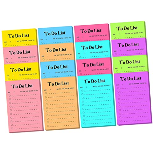 ARTIBETTER 16 Fluoreszierende Haftnotizen Abreißbare Memo-sticker Tragbare Notizblöcke Home-memo-aufkleber Memo-aufkleber Für Die Schule Aufkleber Für Büronotizen Büro-memo-aufkleber Papier von Artibetter