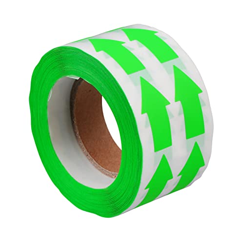 ARTIBETTER 1Rolle DIY Label Aufkleber Fluoreszierende Pfeilkennzeichnung Helle Selbstklebende Warnaufkleber Für Kreative Projekte Für Handwerksprojekte von Artibetter
