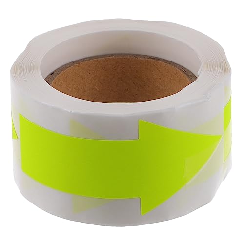 ARTIBETTER 1Rolle Pfeilaufkleber Selbstklebende Für Verpackung Und Fluoreszierendes Für Bastelprojekte Und Anwendungsbeschriftungen von Artibetter