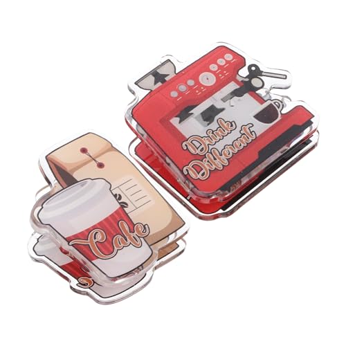 ARTIBETTER 2 Stück Klebertropfende Zeltklammern Aus Acryl Und Büroklammern In Kaffeeform Große Memohalter Transparenter Notizblock Organizer Scrapbooking Clips Liste Wiederverwendbare ARTIBETTER 2 Stück Klebertropfende Zeltklammern Aus Acryl Und Büroklammern In Kaffeeform Große Memohalter Transparenter Notizblock Organizer Scrapbooking Clips Liste Wiederverwendbare von Artibetter