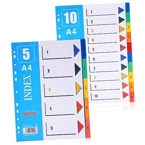 ARTIBETTER 2 Stück Notizblock-Marker ordner trenner ordnertrenner Notebook-Register-Trenner Notebook-Ordner-Trenner Seitenteiler Pastell schnellhefter Ordnerteiler A4 Trennwände für Ordner pp ARTIBETTER 2 Stück Notizblock-Marker ordner trenner ordnertrenner Notebook-Register-Trenner Notebook-Ordner-Trenner Seitenteiler Pastell schnellhefter Ordnerteiler A4 Trennwände für Ordner pp von Artibetter