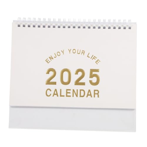 ARTIBETTER 2025 Englische Version Tischkalender Kalender Kalender Für Den Schreibtisch Stehender Tischkalender Bürodekorationen Für Die Arbeit Stehender Kalender Kleiner Kalender Desktop von Artibetter