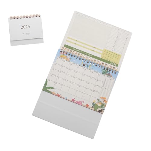ARTIBETTER 2025 Tischkalender Papier Büro Schule Datum Panda Flip Kalender Für Schreibtisch Artikel Tischkalender Kleiner Desktop Kalender Tageskalender Papier Flip Kalender Ts Moo Kalender von Artibetter