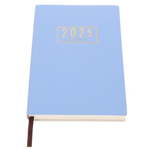 ARTIBETTER 2025 Zeitplan Notizbücher Planer Täglicher Aufgabenplaner Tragbarer Planer Notizbuch Kalenderplaner Notizbuch Schulplaner Tagesplaner Notizbedarf Büro Lehrer Agenda Blaues Papier von Artibetter