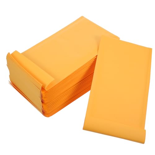ARTIBETTER 25 Stück Blasenmailer extra großes Mailing Selbstdichtende Großpackung Umschläge Tasche geschenktüten versandbeutel kleine Bubble-Mailer Luftpolster-Mailer aus Kraftpapier Yellow von Artibetter
