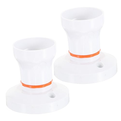 ARTIBETTER 2Stücke Lampenfassung Dual Adapter für Deckenlampen Langlebiger Sockel für Halter für Schränke Keller Versorgungsräume von Artibetter