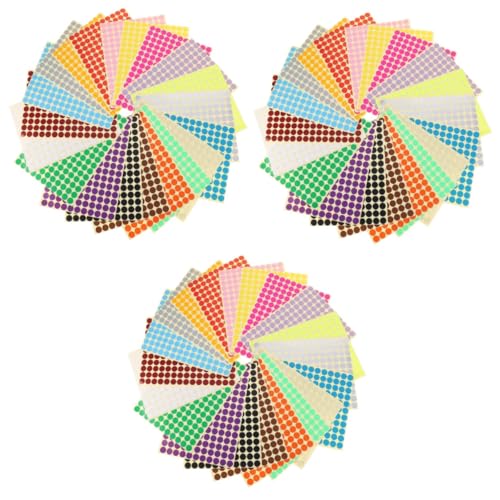 ARTIBETTER 3 Sätze Punktaufkleber Farbiger Klebepunkt Kreis Aufkleber Etiketten Mini-aufkleber Klein Klebstoffpunktetiketten Dots -aufkleber Allzweck Klebrig 20 Blätter * 3 ARTIBETTER 3 Sätze Punktaufkleber Farbiger Klebepunkt Kreis Aufkleber Etiketten Mini-aufkleber Klein Klebstoffpunktetiketten Dots -aufkleber Allzweck Klebrig 20 Blätter * 3 von Artibetter