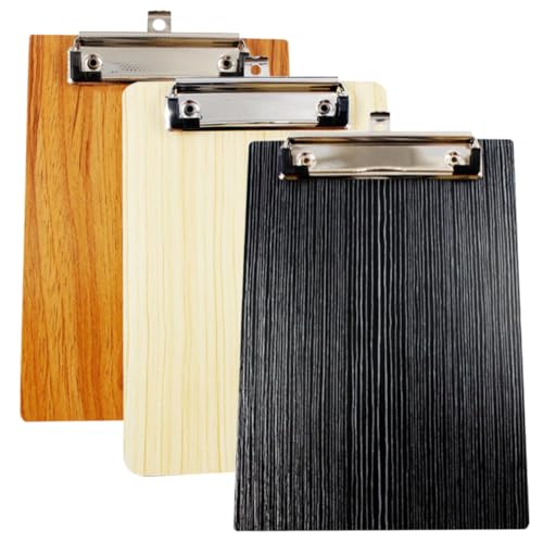 ARTIBETTER 3 Stück Schreiben von Support-Boards Zwischenablage-Notizblock Planke Schreibtisch schreibtafel buchstabentafel Büro-Klemmbrett Tragbare Schreib-Klemmbretter Synthetische Folie von Artibetter