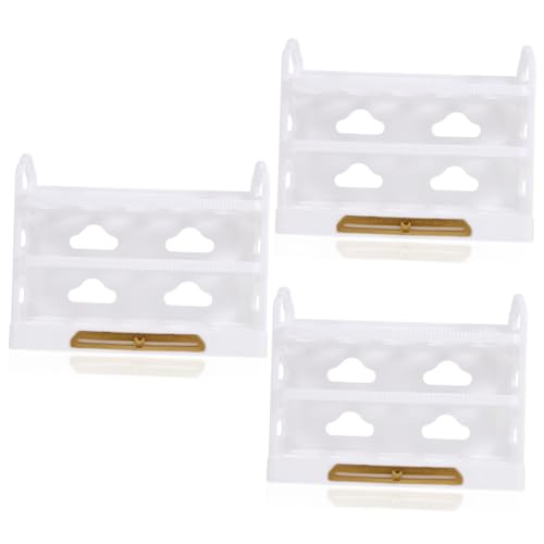 ARTIBETTER 3St für Eier kühlschrank eierbehälter eier kühlschrank Desktop-Eierhalter Multi-Grid-Eierhalter Eierbehälter aus Kunststoff Eierhalter für die Küche das Haustier ARTIBETTER 3St für Eier kühlschrank eierbehälter eier kühlschrank Desktop-Eierhalter Multi-Grid-Eierhalter Eierbehälter aus Kunststoff Eierhalter für die Küche das Haustier von Artibetter