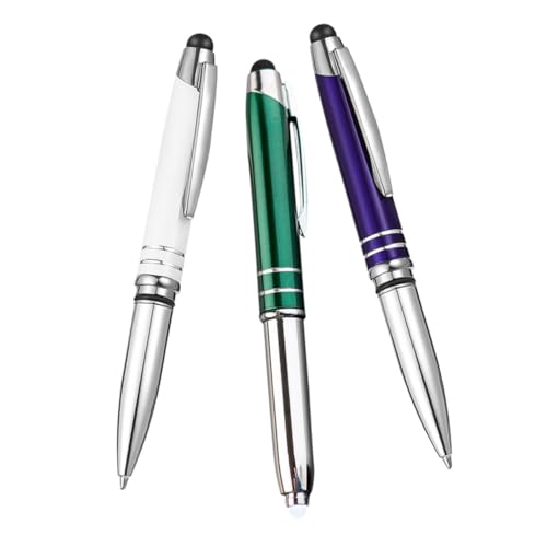 ARTIBETTER 3Stücke LED Taschenlampen Kugelschreiber Beleuchteter Stylus Stift mit Wechselbarer Mine für Büro und Zuhause Handlich und Langlebig für Mühelose Schreiberfahrung ARTIBETTER 3Stücke LED Taschenlampen Kugelschreiber Beleuchteter Stylus Stift mit Wechselbarer Mine für Büro und Zuhause Handlich und Langlebig für Mühelose Schreiberfahrung von Artibetter