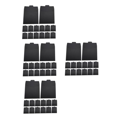 ARTIBETTER 4 Sätze CD Hüllen Hüllen Aktenhüllen Schlanke Kartonhüllen CD Verpackungshüllen Kleine Umschläge Wiederverwendbare Mini Umschläge Einladungsverpackungstaschen Umschläge 50 Stück * 4 von Artibetter