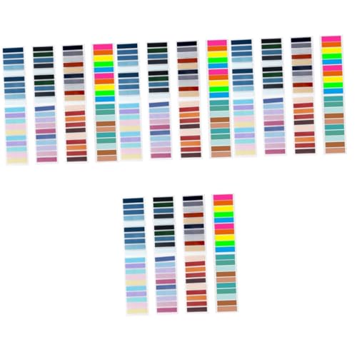 ARTIBETTER 4 Stück 8 transparente Haftnotiz Stick-Tabs Buchregisterkarten Markierungen lesezeichen Multifunktions-Klebestreifen Schulbuch Registerkarten das Haustier Colorful von Artibetter