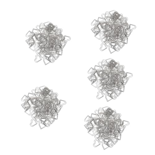 ARTIBETTER 5 Sätze Liebe Büroklammer Papierverschlüsse Herzen Form Kleine Papierklammern Büroklammern Herzförmige Papierklammern Office-dokumentenklammern Metall Silber 100 Stück * 5 ARTIBETTER 5 Sätze Liebe Büroklammer Papierverschlüsse Herzen Form Kleine Papierklammern Büroklammern Herzförmige Papierklammern Office-dokumentenklammern Metall Silber 100 Stück * 5 von Artibetter