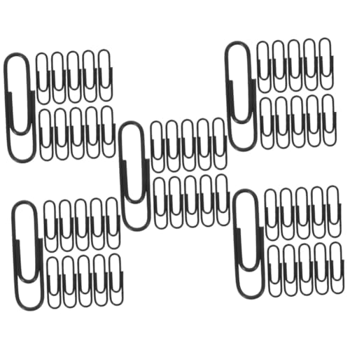 ARTIBETTER 5 Sätze Paperclip Briefpapier Binder Büroklammer Kleine Büroklammer Büroklammern Für Papierkram Papierklammern Büroklammern Kreativ Süße Büroklammern Plastik Black ARTIBETTER 5 Sätze Paperclip Briefpapier Binder Büroklammer Kleine Büroklammer Büroklammern Für Papierkram Papierklammern Büroklammern Kreativ Süße Büroklammern Plastik Black von Artibetter