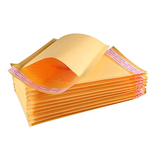 ARTIBETTER 50Stücke Blasenumschläge Wasserdichte Versandbeutel Blasenumschläge aus Kraftpapier für Sicheren Versand Selbstversiegelnde Verpackung für Postsendungen ARTIBETTER 50Stücke Blasenumschläge Wasserdichte Versandbeutel Blasenumschläge aus Kraftpapier für Sicheren Versand Selbstversiegelnde Verpackung für Postsendungen von Artibetter