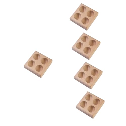 ARTIBETTER 5St Eierregal aus Holz Eierständer für die Küche Eierständer für Eier Ei-Organizer-Fach teuflische Eierplatte Behälter zum Aufbewahren von Eiern einfaches Eierregal hölzern ARTIBETTER 5St Eierregal aus Holz Eierständer für die Küche Eierständer für Eier Ei-Organizer-Fach teuflische Eierplatte Behälter zum Aufbewahren von Eiern einfaches Eierregal hölzern von Artibetter