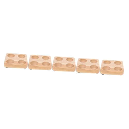 ARTIBETTER 5St für Eier Hühnereierhalter Kühlschrank-Eier-Organizer Eierkartons egg tray eier behälter Küchenutensilien für zu Hause Aufbewahrungsbasis für Eier Kautschukholz ARTIBETTER 5St für Eier Hühnereierhalter Kühlschrank-Eier-Organizer Eierkartons egg tray eier behälter Küchenutensilien für zu Hause Aufbewahrungsbasis für Eier Kautschukholz von Artibetter