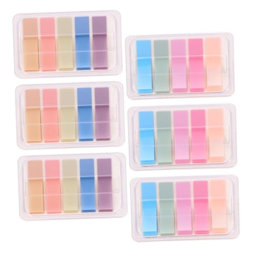 ARTIBETTER 6 Boxen Bunte Etiketten Indikator Aufkleber Lesezeichen Tabs Haft Tabs Papier Tabs Haft Tabs Für Notizbücher Buchmarker Ordner Tabs Seiten Tabs Planer Tabs Anmerkungs von Artibetter