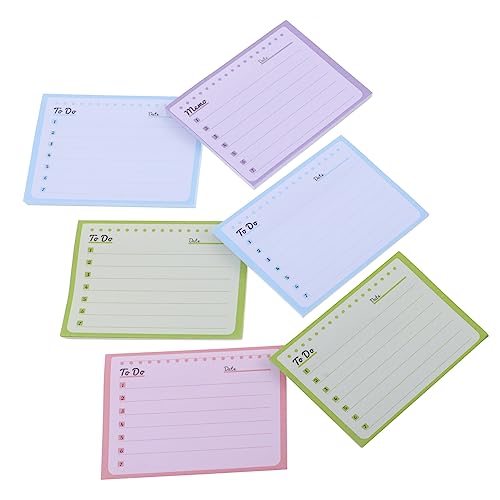 ARTIBETTER 6 Haftnotizen Selbstklebende Notizblöcke Notizbilder Büro-Notizblöcke Schulbedarf Memo -Notepad Memo -Pads Aufkleber für Schulnotizen nützlicher Memo-Sticker Papier Zufällige Farbe ARTIBETTER 6 Haftnotizen Selbstklebende Notizblöcke Notizbilder Büro-Notizblöcke Schulbedarf Memo -Notepad Memo -Pads Aufkleber für Schulnotizen nützlicher Memo-Sticker Papier Zufällige Farbe von Artibetter