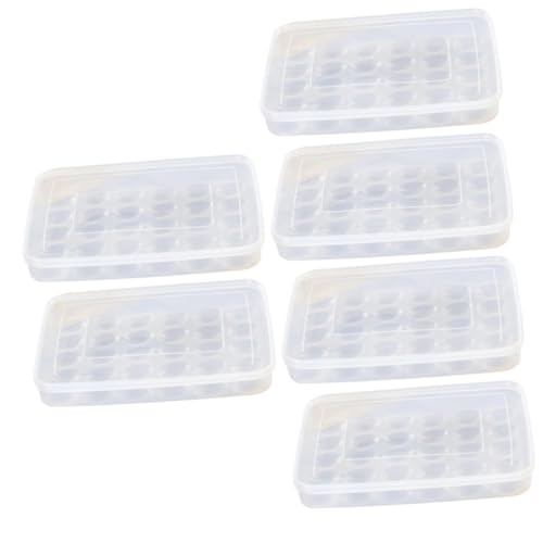 ARTIBETTER 6 Stück Eierkarton Teufel Eierhalter Mit Deckel Behälterregal Eierregal Für Kühlschrankaufbewahrung Henne Kühlschrank Organizer Behälter Kühlschrankbehälter Organizer Eier von Artibetter